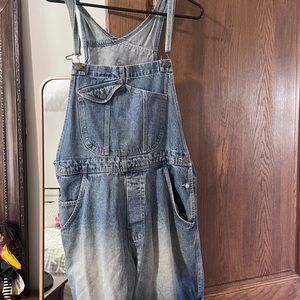 Denim Shorts Overalls